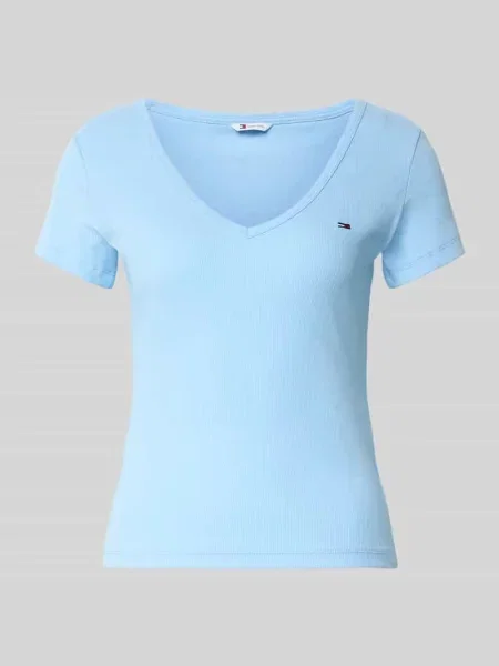 Tommy Jeans T-Shirt jasny niebieski