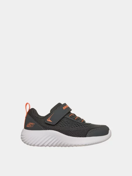 Дитячі Кросівки повсякденні Skechers BOUNDER текстиль/штучна шкіра сірий