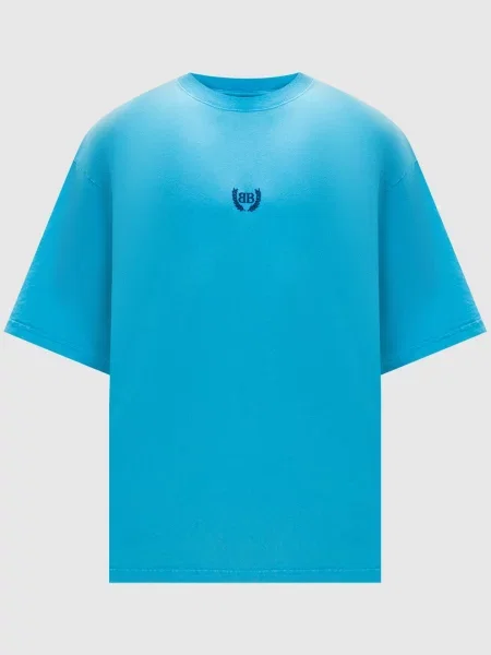 Футболка Balenciaga голубая