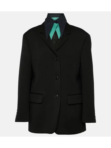 Sacou Prada de lână negru