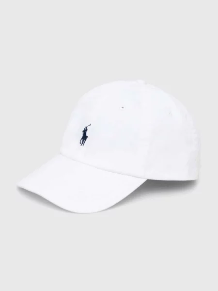 Czapka z daszkiem Polo Ralph Lauren biała