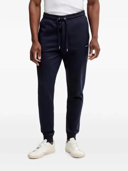 Pantaloni Michael Kors alergare cu autograf cu cordon albastru