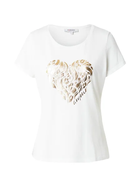 Morgan Tricou auriu / murdar alb