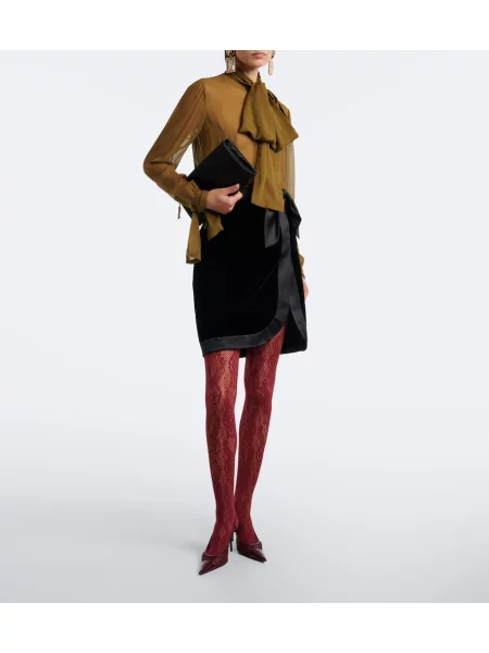 Dresuri Wolford cu model floral din dantelă