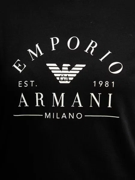 Лонгслив Emporio Armani Underwear черный