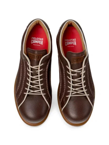 Sneakerși Camper din piele maro