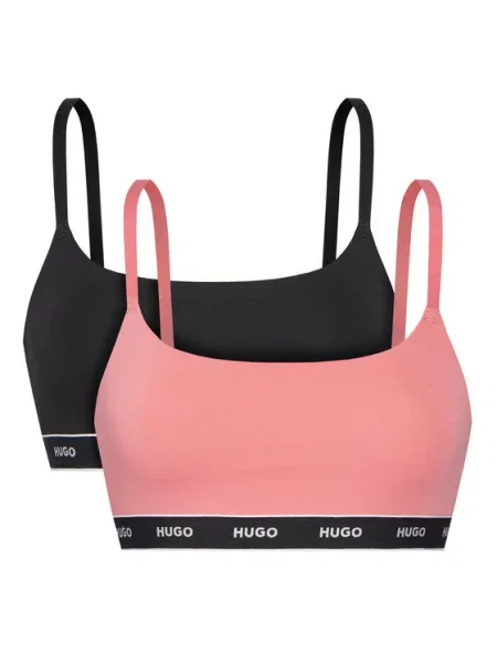 HUGO Набір з 2 бюстгальтерів-топів Twin Кольоровий