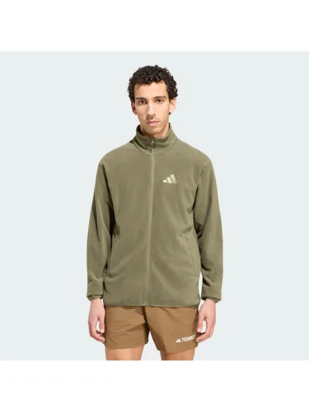 Bunda Terrex Multi Essentials Full Fleece olivový