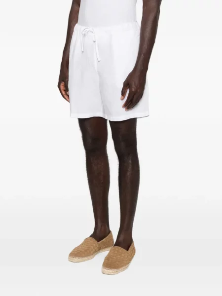 Pantaloni scurți 120% Lino cu cordon alb