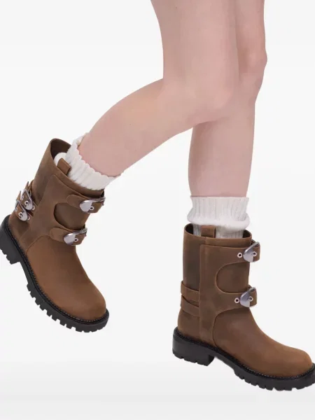 Cizme scurte Marc Jacobs maro