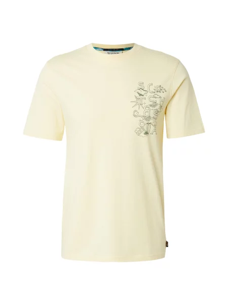 SCOTCH & SODA Tricou deschis / verde galben
