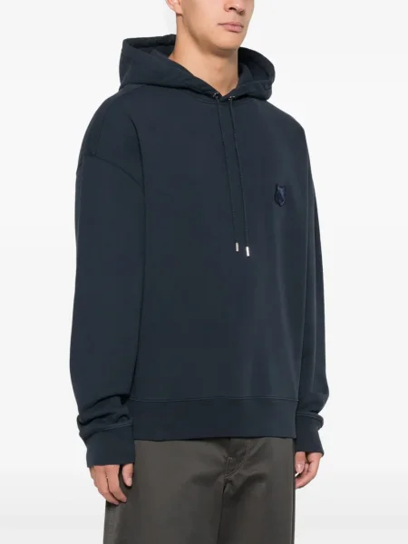 Hoodie Maison Kitsuné μπλε