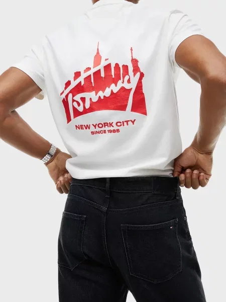 Зауженные джинсы Tommy Jeans черный