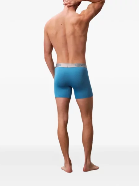 Boxeri Calvin Klein Underwear cu autograf gri