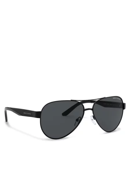 Okulary przeciwsłoneczne Armani Exchange czarne