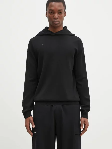 Bluză Pangaia cu glugă negru