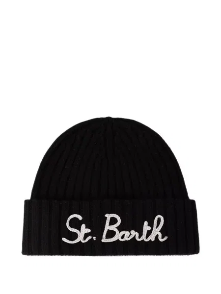 Căciulă Mc2 Saint Barth cu broderie negru