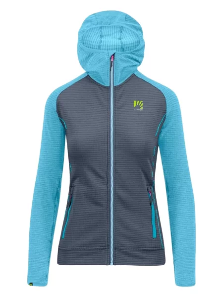 Kurtka Karpos z kapturem niebieska