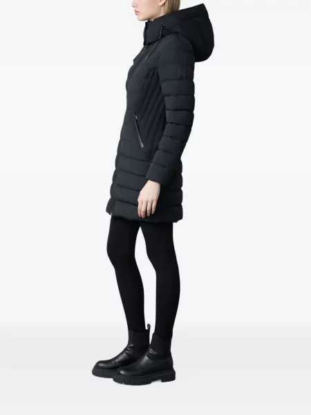Matlasat palton Mackage negru