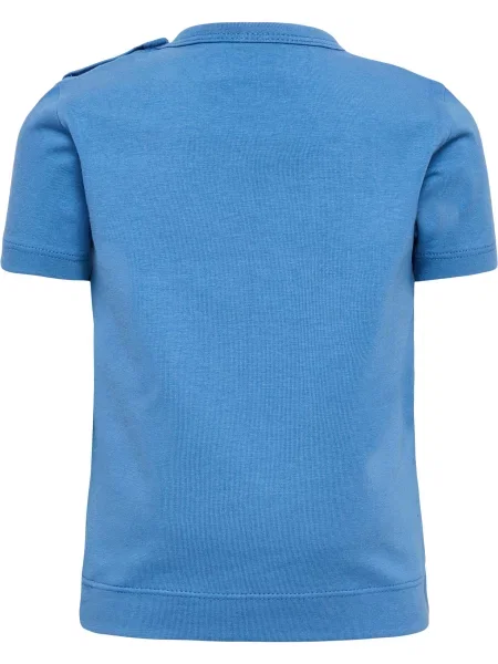 T-shirt dla chłopca Hummel Azur niebieska