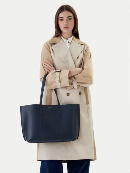 Geantă Tory Burch Perry albastru