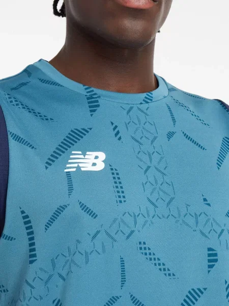 Майка спортивна футболка New Balance синя