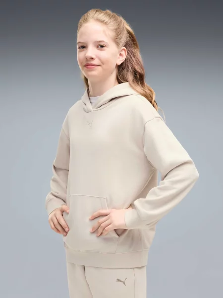 Детское худи Puma бежевое
