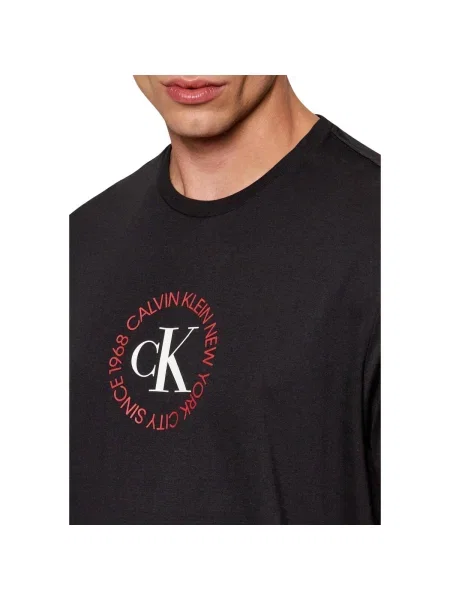 Calvin Klein Jeans Tričko červená biela čierna