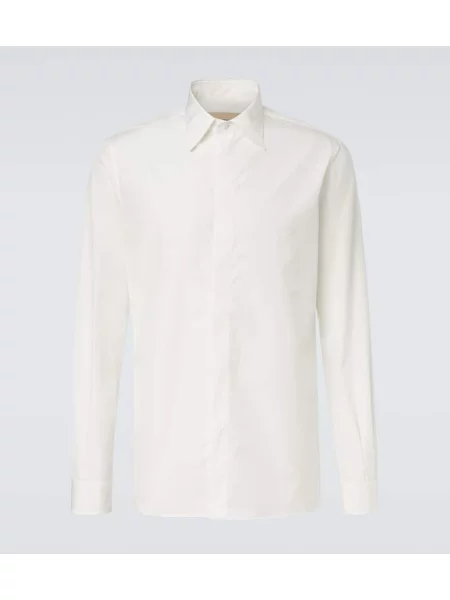 Риза Valentino поплин бяло