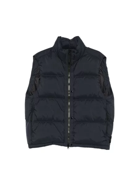 Kamizelka puchowa Stone Island z kamieniami niebieska