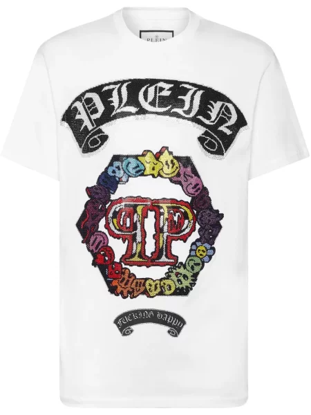 Tricou Philipp Plein alb