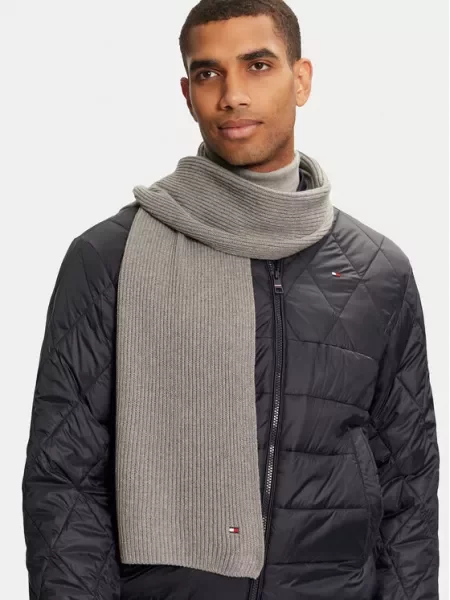 Šatka Tommy Hilfiger sivá