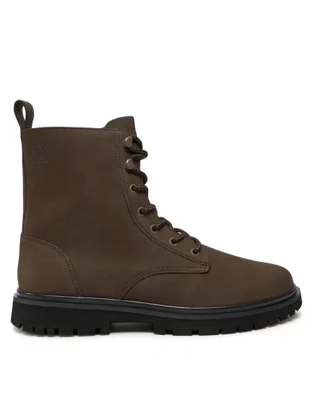 Planinarske cipele Calvin Klein Jeans Eva Boot Mid Laceup Rebellious smeđa