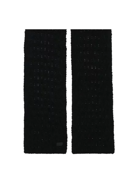 Szal Saint Laurent wełniana czarna