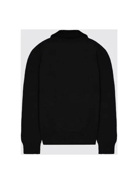 Sweter Laneus z kaszmiru z długim rękawem czarny