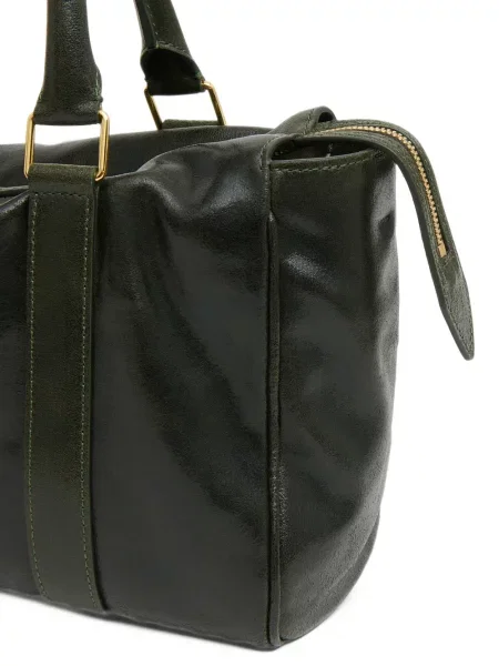 Geantă Mansur Gavriel din piele verde