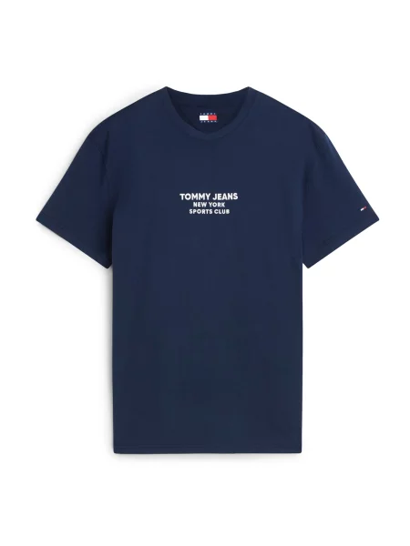 Tommy Jeans Tricou SPORTS CLUB albastru închis alb