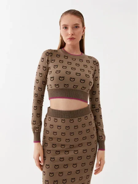 Pinko Pulover | Cropped Fit maro