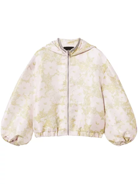 Geacă bomber Twinset cu broderie din jacard