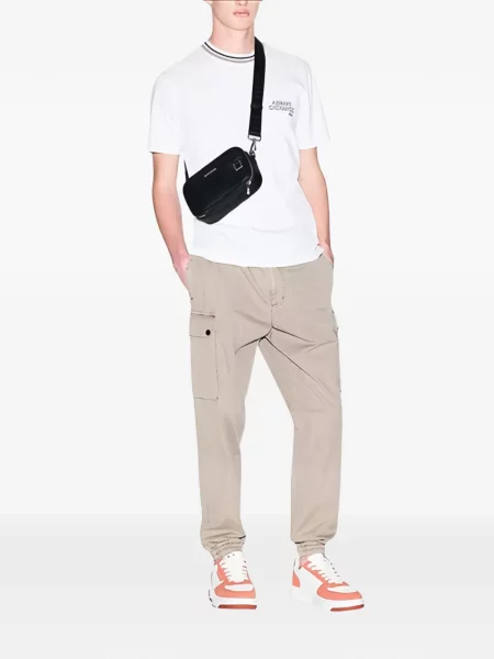Prugasta s ovratnikom majica Armani Exchange bijela