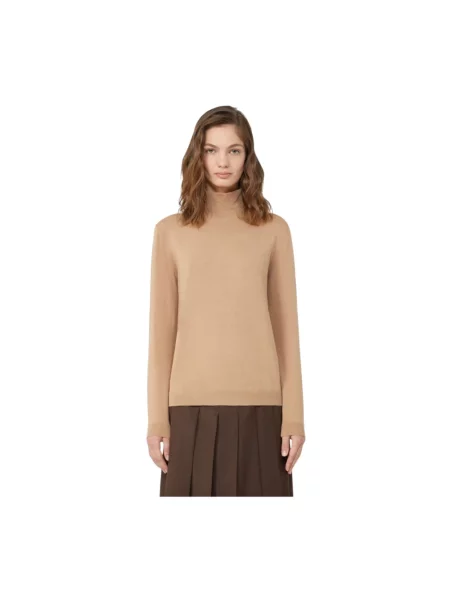 Sweter Weekend brązowy
