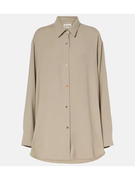 Top Tove wełniany beżowy