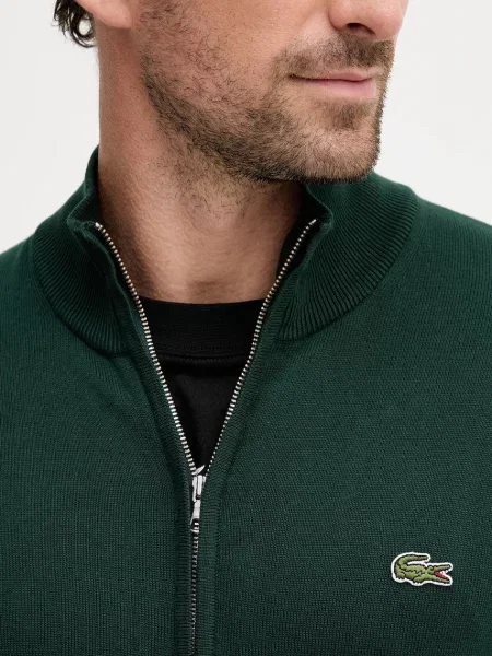 Lacoste Kötött pulóver zöld