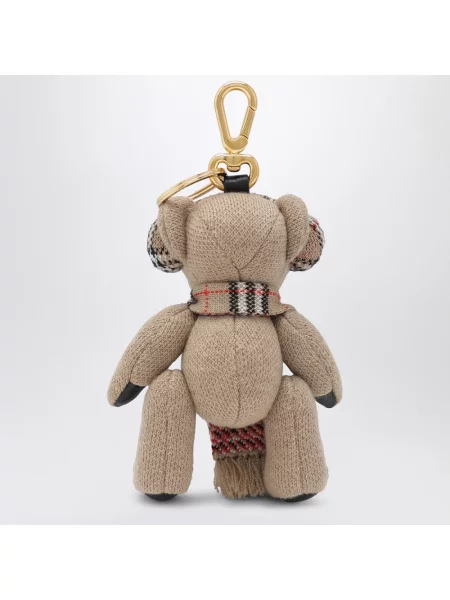 Zawieszka Burberry wełniana typu teddy beżowa