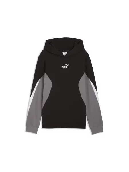PUMA Młodzieżowa bluza z kapturem Essentials Block Akcesoria czarny