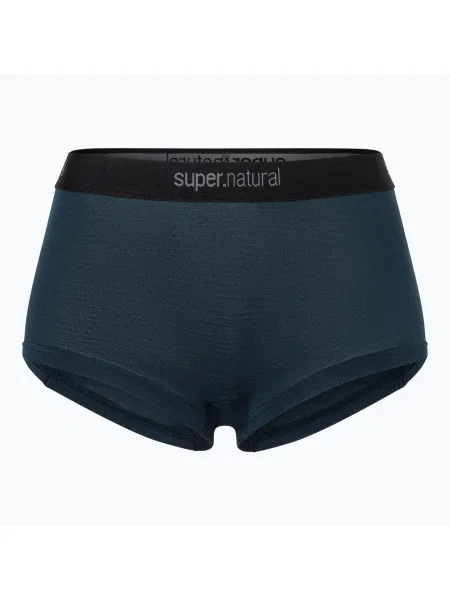 Boxeri termoactivi pentru femei super.natural Tundra Hipser 2 perechi blueberry/blueberry