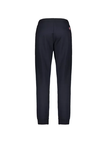 Pantaloni Ea7 Emporio Armani cu imagine alergare cu cordon albastru