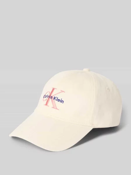 Calvin Klein Czapka beige beżowa