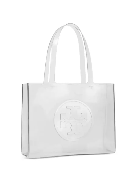 Geantă shopper Tory Burch alb