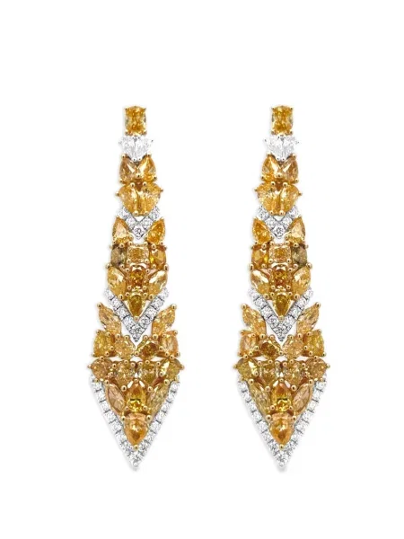 Cercei Hyt Jewelry cu imprimeu geometric